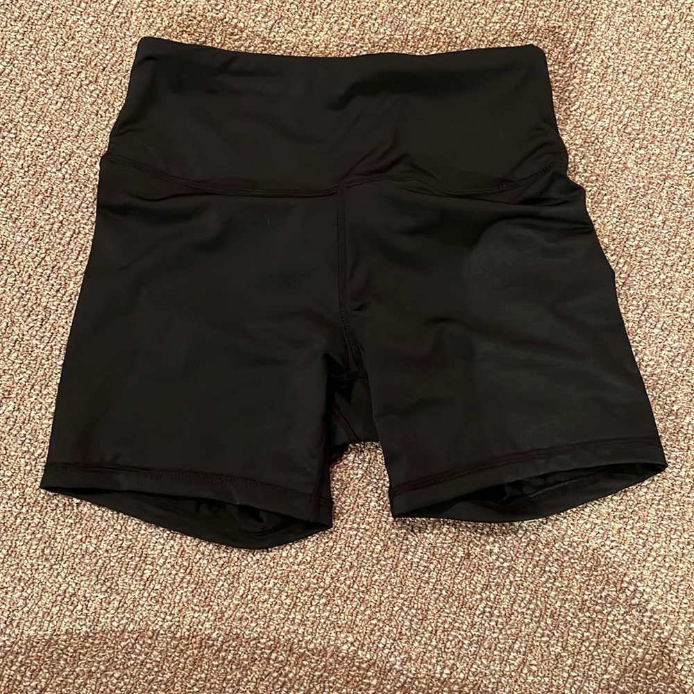 Black biker shorts